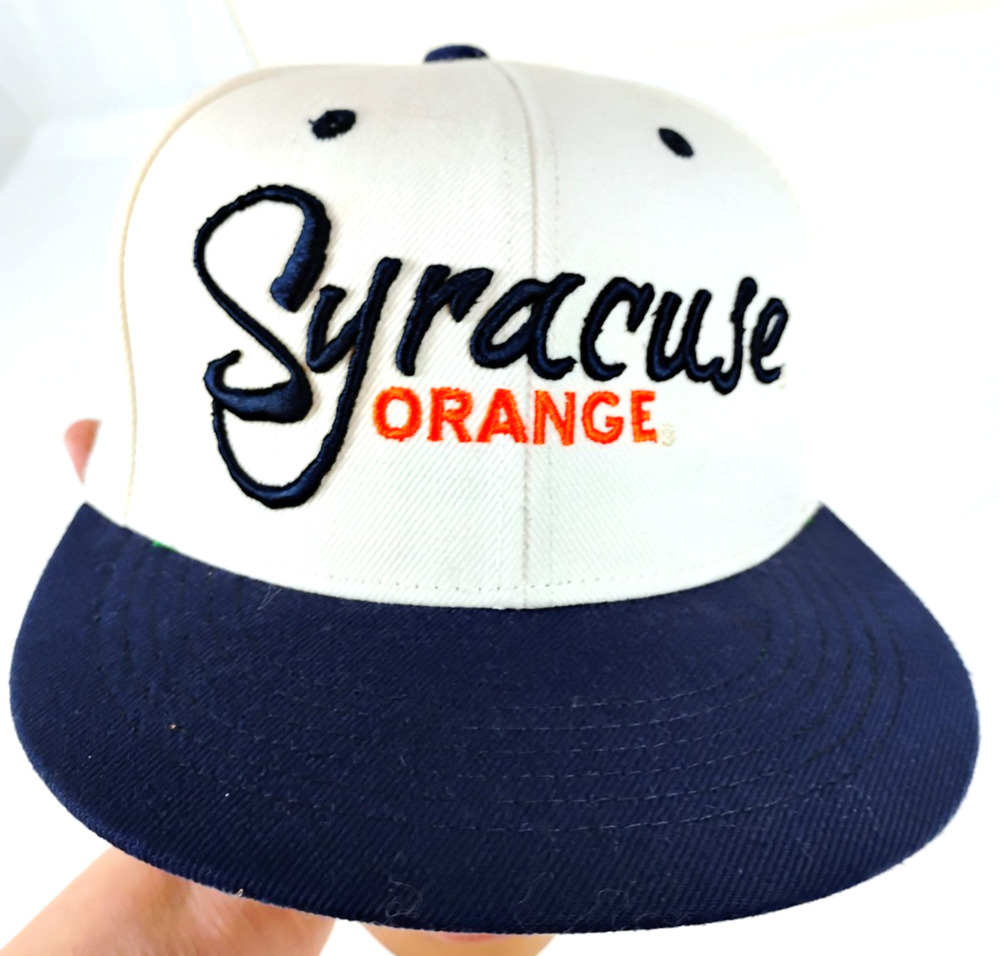 VTG NCAA Syracuse Orange Snapback Hat Top of the World Y2K Cap College Sports